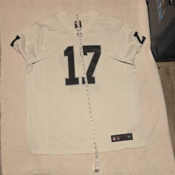 NFL White Jersey with Bold Black Numbers - Picture 9 of 10